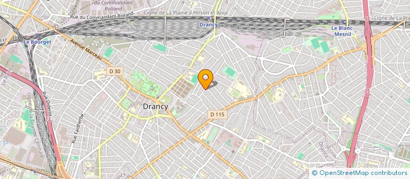 localisation de l'entreprise MC INVEST  DRANCY