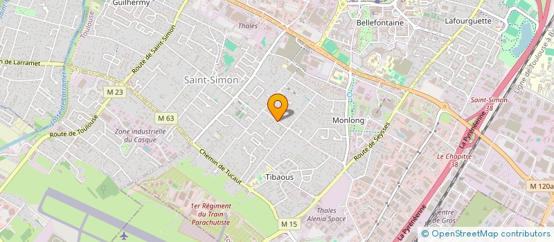 localisation de l'entreprise MC INVEST à TOULOUSE