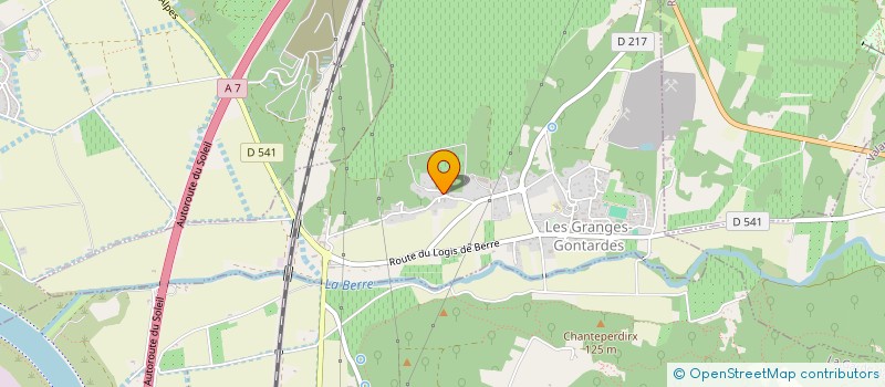 localisation de l'entreprise MC INVEST  LES GRANGES-GONTARDES