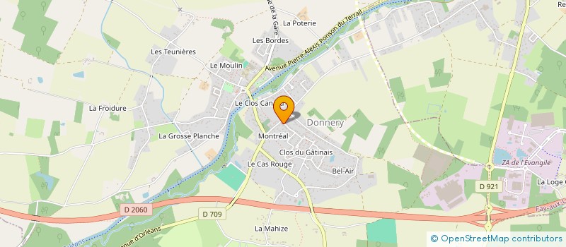 localisation de l'entreprise MC INVEST  DONNERY