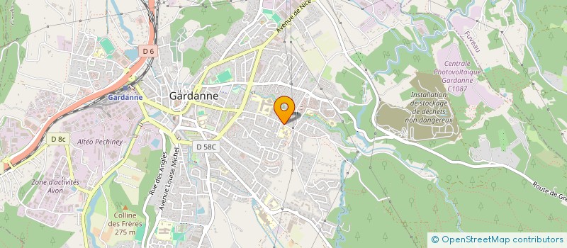 localisation de l'entreprise MC INVEST  GARDANNE