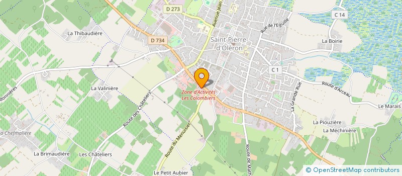 localisation de l'entreprise MC INVESTISSEMENT  SAINT-PIERRE-D'OLERON