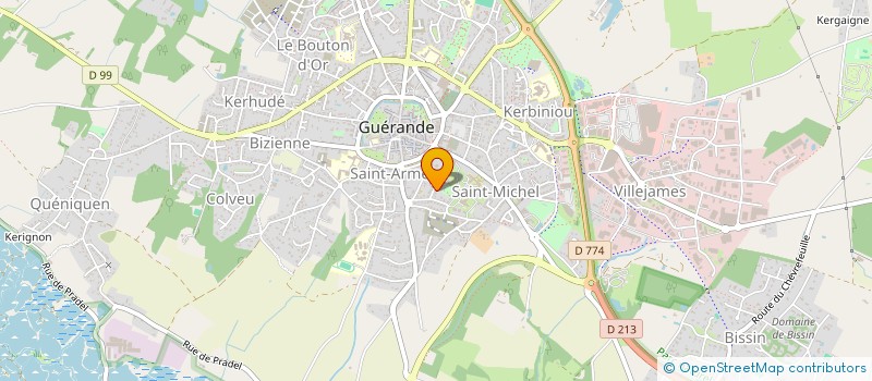 localisation de l'entreprise MC INVESTISSEMENTS à GUERANDE