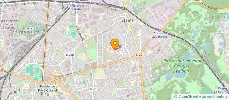 localisation de l'entreprise MC IT  STAINS