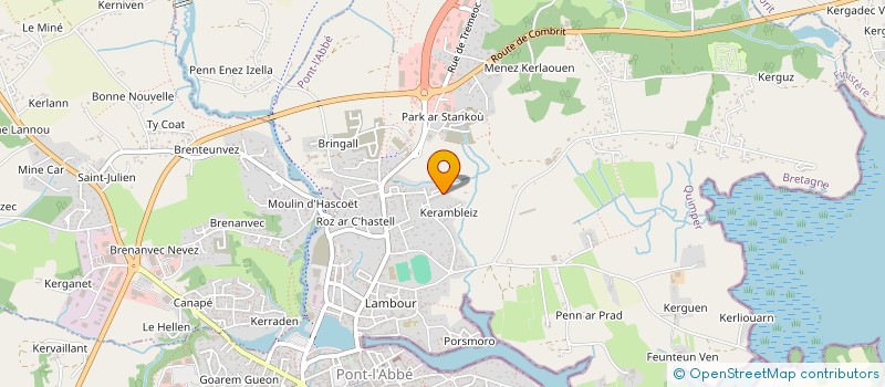 localisation de l'entreprise MC-JADE  PONT-L'ABBE