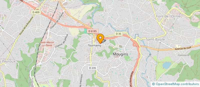 localisation de l'entreprise MC JARDINS à MOUGINS