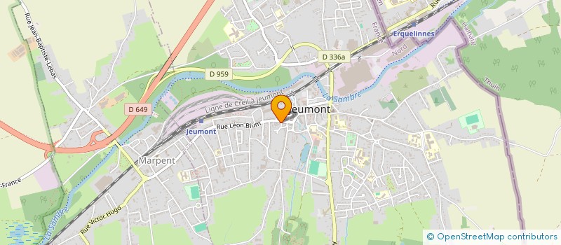 localisation de l'entreprise MC JEUMONT à JEUMONT