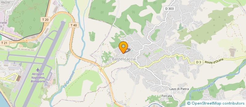 localisation de l'entreprise MC JMP RACING à BASTELICACCIA