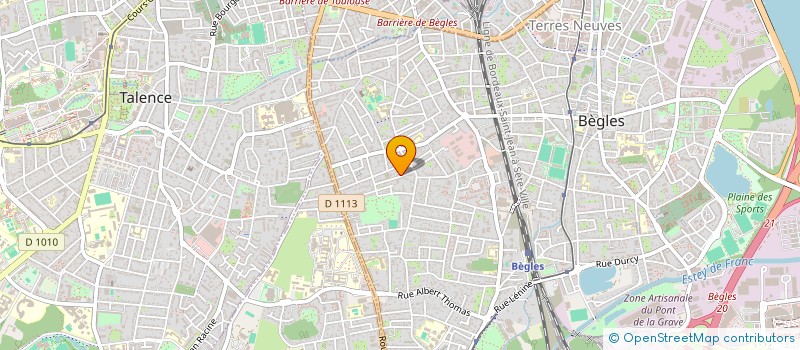 localisation de l'entreprise MC JURO  BEGLES