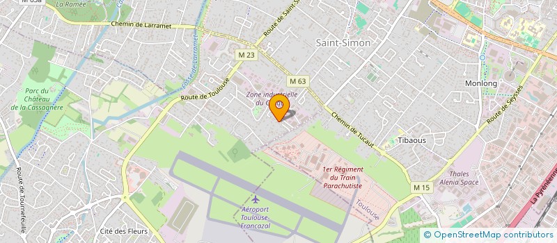 localisation de l'entreprise MC-KAPITAL  CUGNAUX