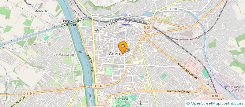localisation de l'entreprise MC LA BOUTIQUE à AGEN