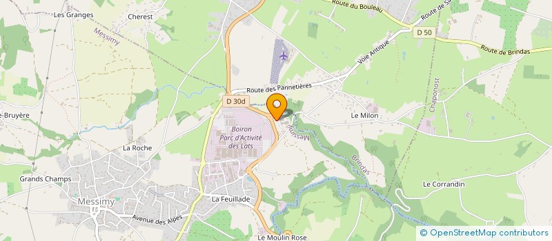 localisation de l'entreprise MC'LEC à MESSIMY