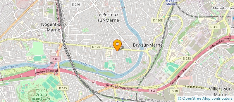 localisation de l'entreprise MC LOC  LE PERREUX-SUR-MARNE