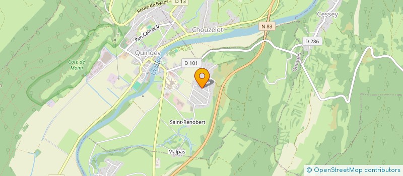 localisation de l'entreprise MC LOL'S  QUINGEY