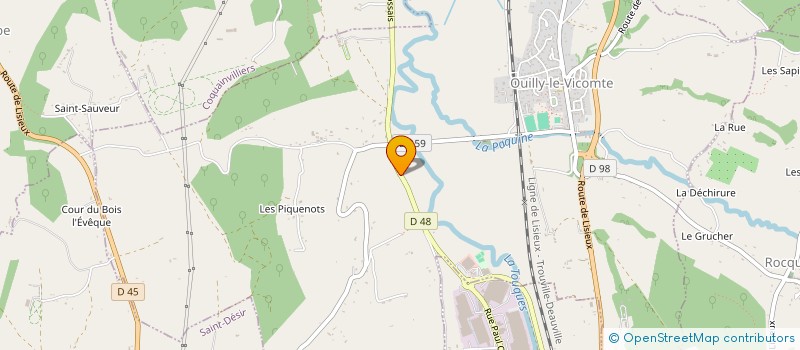 localisation de l'entreprise MC MACONNERIE  OUILLY-LE-VICOMTE