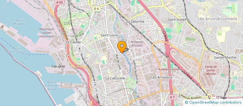 localisation de l'entreprise MC MASSILIA CONNECTION  MARSEILLE