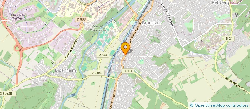 localisation de l'entreprise MC MATTEO  BRUNSTATT-DIDENHEIM