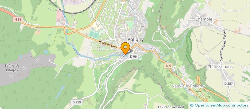 localisation de l'entreprise MC-MEDIA  POLIGNY