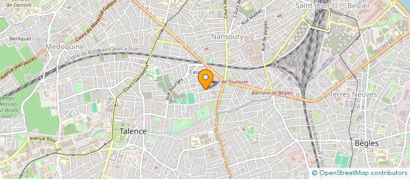 localisation de l'entreprise MC MISSOULA  TALENCE