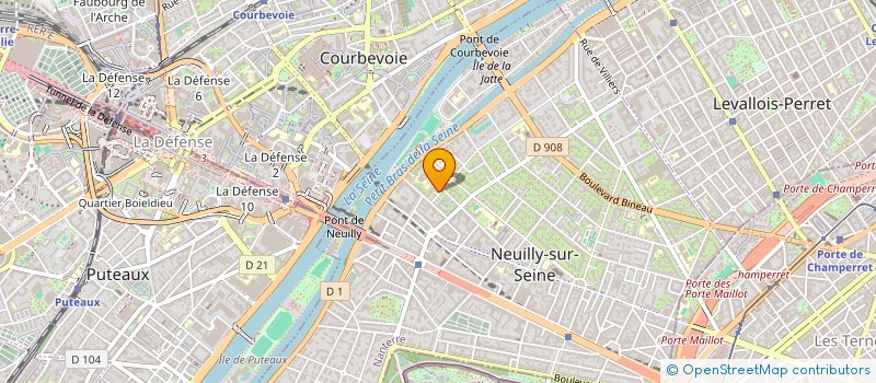 localisation de l'entreprise MC MODE à NEUILLY-SUR-SEINE