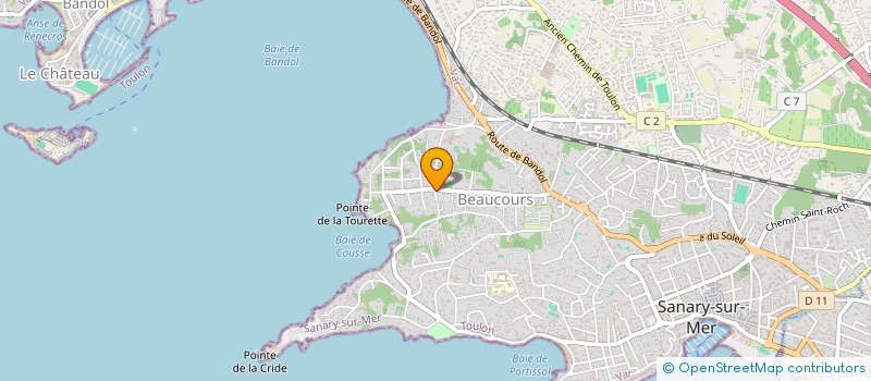 localisation de l'entreprise MC ONE INVEST à SANARY-SUR-MER