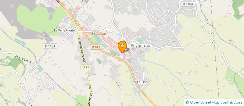 localisation de l'entreprise MC OUVERTURES à PUYGOUZON