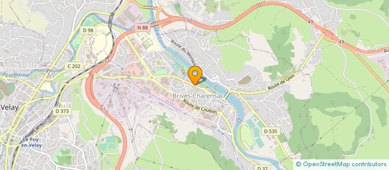 localisation de l'entreprise MC PARE BRISE  YSSINGEAUX