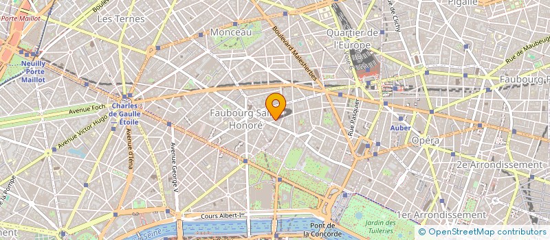 localisation de l'entreprise MC PARIS  COMMUNICATION  PARIS