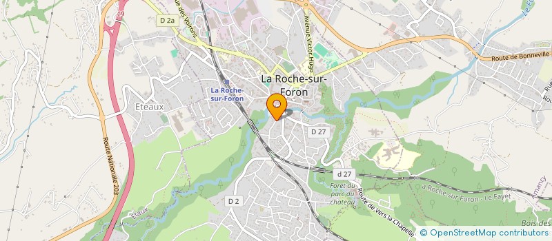 localisation de l'entreprise MC - PASTEUR  LA ROCHE-SUR-FORON