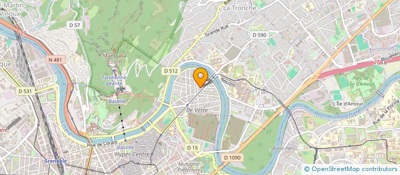 localisation de l'entreprise MC PATRIMONIAL à GRENOBLE