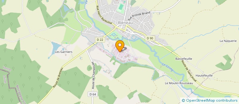 localisation de l'entreprise MC PHOS CONSEILS  BLENEAU