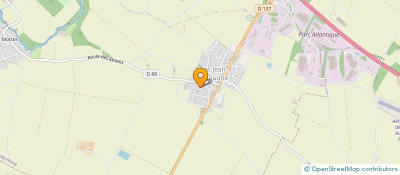 localisation de l'entreprise MC PIECES AUTO  SAINT-JEAN-DE-BEUGNE