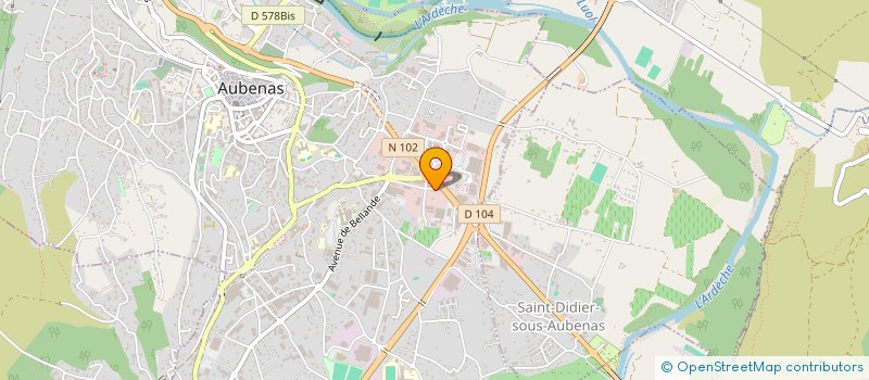 localisation de l'entreprise MC PISCINES à AUBENAS
