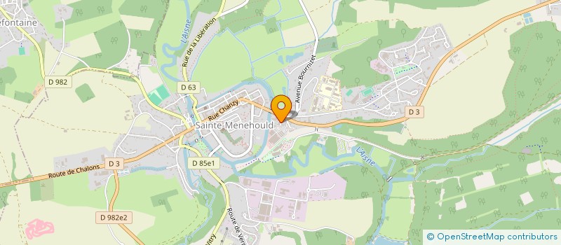 localisation de l'entreprise MC PIZZA  SAINTE-MENEHOULD