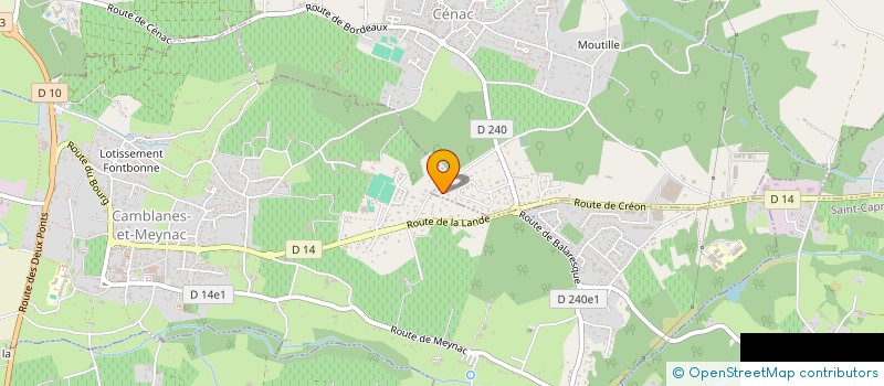 localisation de l'entreprise MC PLAQUELEC à CENAC