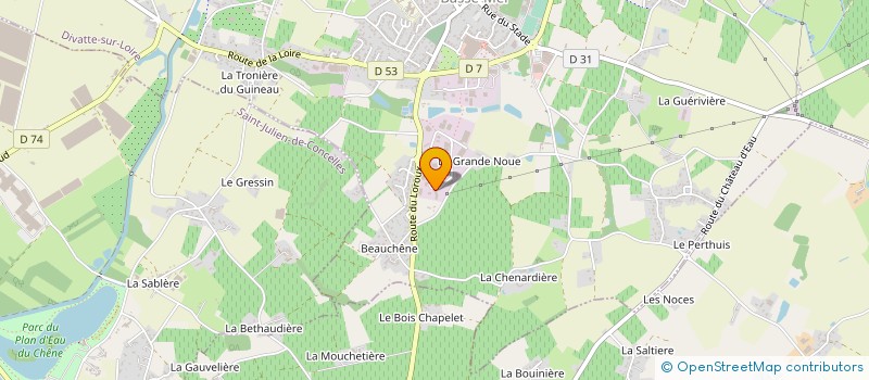 localisation de l'entreprise MC PLAST  DIVATTE-SUR-LOIRE