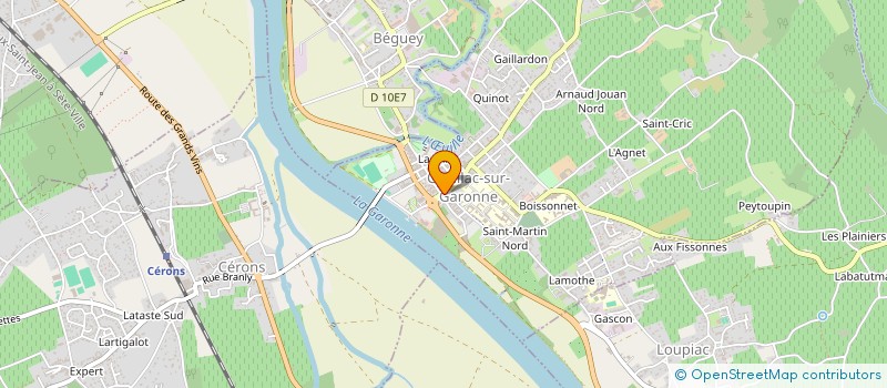 localisation de l'entreprise MC PLATRERIE 33  CADILLAC-SUR-GARONNE