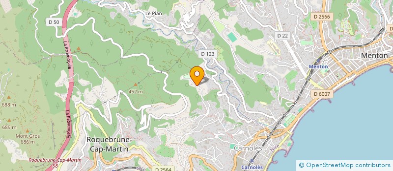localisation de l'entreprise MC PODOLOGIE à ROQUEBRUNE-CAP-MARTIN