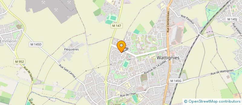 localisation de l'entreprise MC PRESTIGE  WATTIGNIES