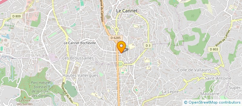 localisation de l'entreprise MC PRESTIGE à LE CANNET