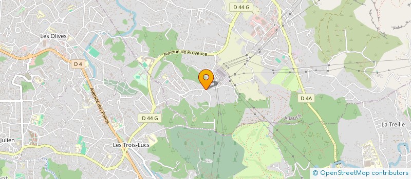 localisation de l'entreprise MC PRO  ALLAUCH