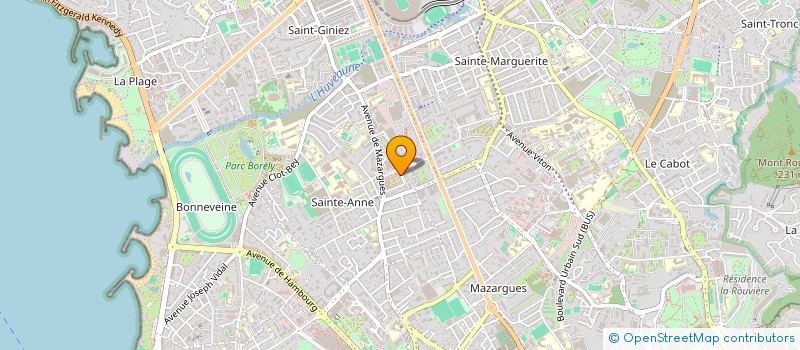 localisation de l'entreprise MC PRODUCTIONS à MARSEILLE