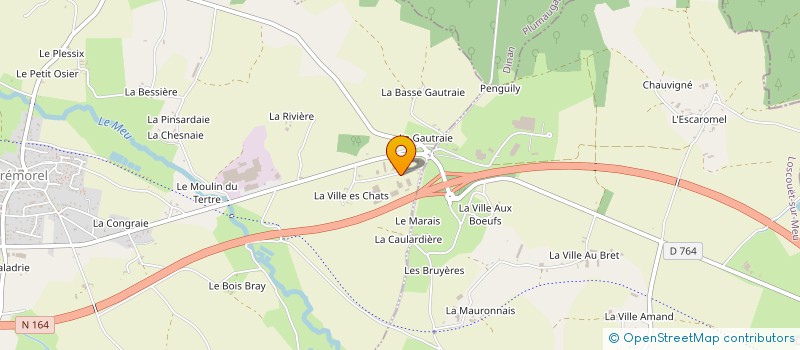 localisation de l'entreprise MC PROMOTION  LOSCOUET-SUR-MEU