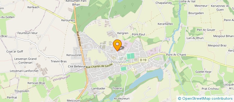 localisation de l'entreprise MC PROMOTION  PLOUVORN