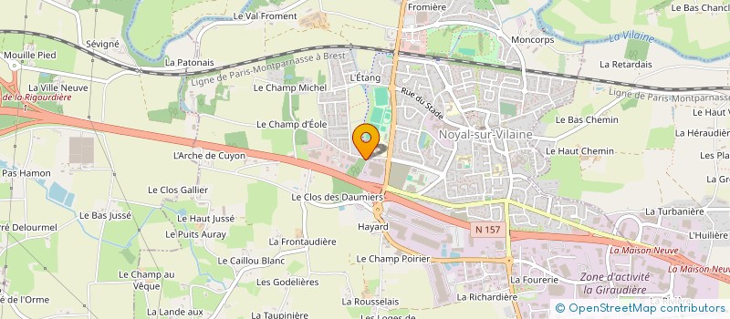 localisation de l'entreprise MC PUZZLE SAS  NOYAL-SUR-VILAINE