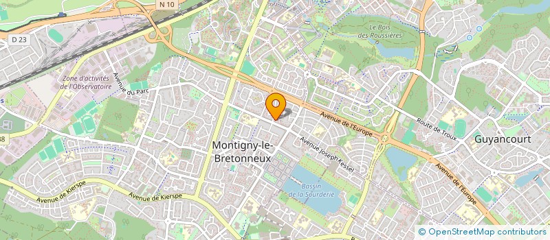 localisation de l'entreprise MC RE-STORE  MONTIGNY-LE-BRETONNEUX