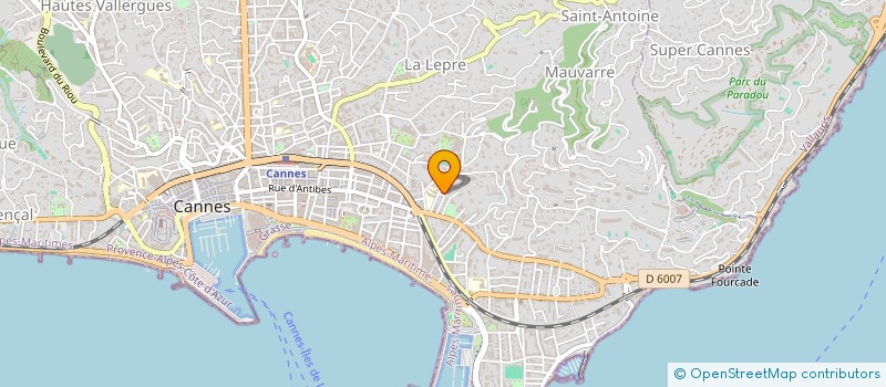 localisation de l'entreprise MC REAL ESTATE  CANNES