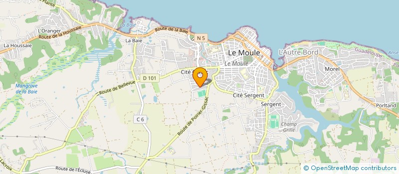 localisation de l'entreprise MC REIM CAPITAL à LE MOULE