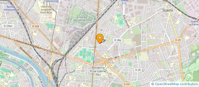 localisation de l'entreprise MC RENOV à PIERREFITTE-SUR-SEINE