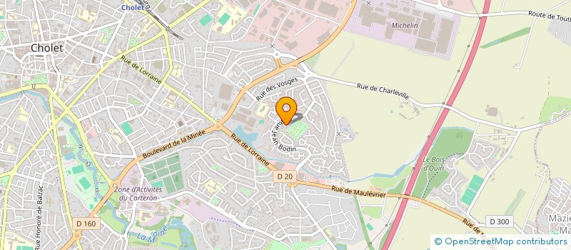 localisation de l'entreprise MC RENOVATION à CHOLET